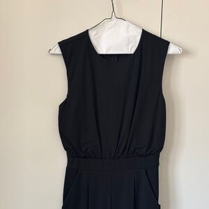 Express Black Sleeveless Jumpsuit